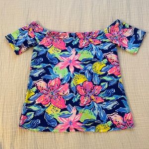 Lilly Pulitzer off the shoulder top